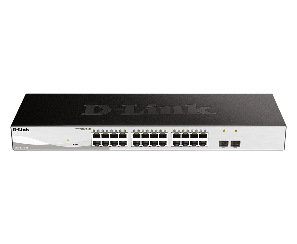 DGS-1210-26 26-Port Gigabit Smart Managed Switch | D-Link